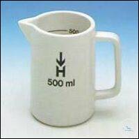 Measuring jug 51, size 8, graduates inside, glazed except outside base, Bottom Ø
