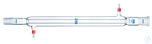Condensers, liebig, interchangeable inner and outer joint, with PP screw