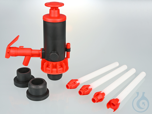 PumpMaster non-aggressive liquids, PP/EPDM, red