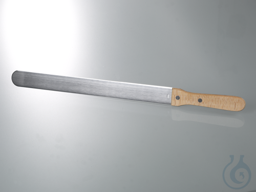 Spatula, blade 1.4034, wooden handle, l. 300 mm