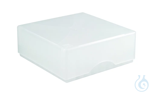 ratiolab® Cryo Boxes, PP, grid 9 x 9, na tural, 133 x 133 x 50/75 mm, combi-lid,