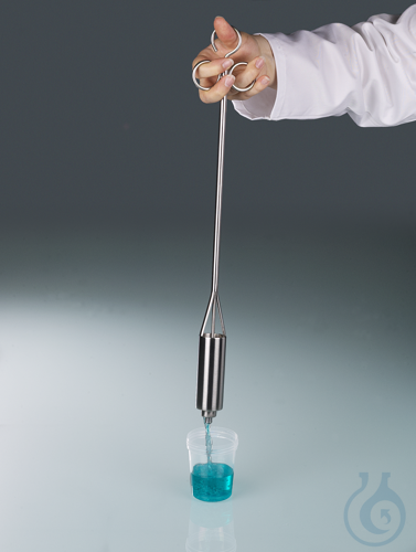 Liquid-Sampler, open with thumb, 316L, 50 ml