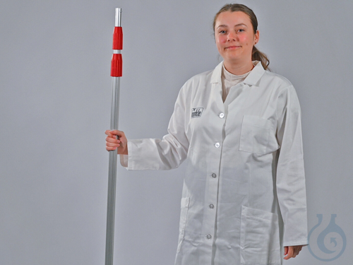 Telescopic rod, infinitely adj. 165-450 cm, 3 rods