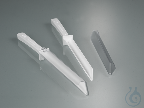 Spatula LaboPlast, PS, 150 mm, with cover