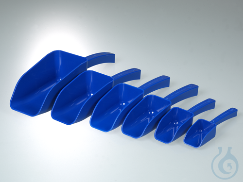 Food scoops, blue, PS, sterile, 50 ml