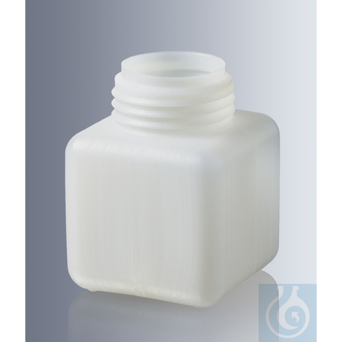 Square bottles 250 ml, wide neck,
