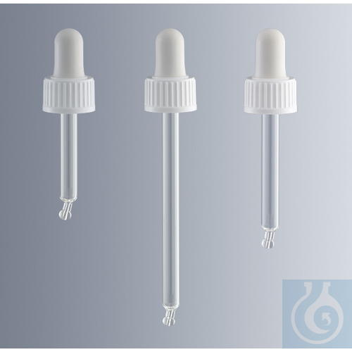Screw cap with dropping pipette,