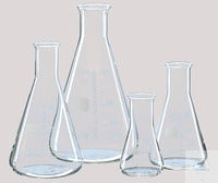 Erlenmeyer flask 50 ml narrow neck with rim