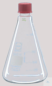 Erlenmeyer flask 250 ml GL 32 with screw cap