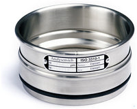 Edelstahl-Analysensieb Ø 100 x 45 mm, Edelstahlanalysensiebgewebe ISO 3310-1,