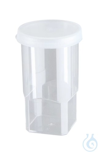 Cell Counter Vials 1 with Lids, 25ml, for Coulter® & Hycel® Cell Counter