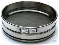 Edelstahl-Analysensieb Ø 150 x 50 mm, Edelstahlanalysensiebgewebe ISO 3310-1,