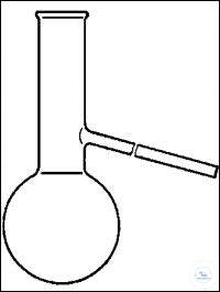Distilling flasks 500 ml with side arm 200/8 mm