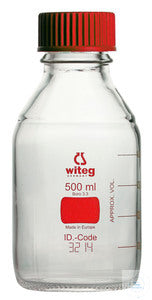 witeg laboratory bottles 500 ml GL 45 boro 3.3