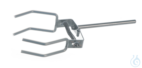 Retort clamp 4-finger 18/10 steel, d=20-100mm
