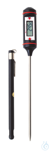 Digital thermometer type 12050, -50+150 °C, probe with tip 125 x 3.5 mm