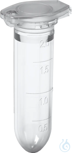 Safety-Cap Microcentrifuge Tubes, PP, 2. 0 ml, natural,