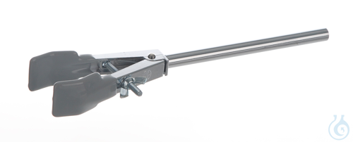 Burette a. condenser clamp w. shaft, D=12-45mm