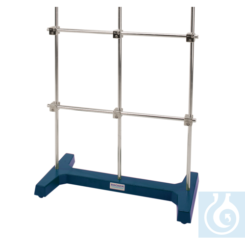 H-frame KOMPLETT, w. rods alu a., bosshead, HxL=800x500mm