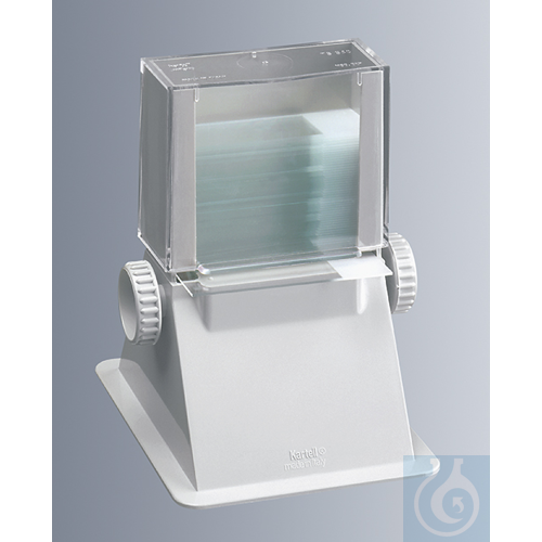 Dispensers for microscope slides,