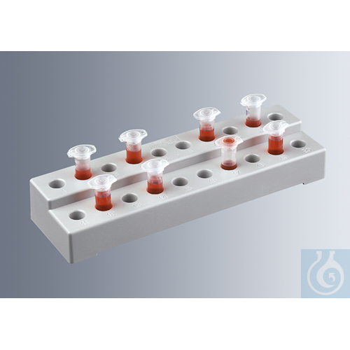Stands for reaction vessels,
