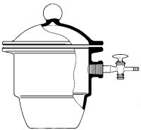Desiccators ''''NOVUS'''', DN 150, with knob