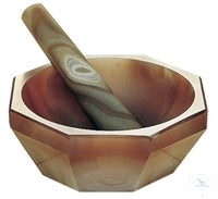 Mortars with pestle 10 ml agate