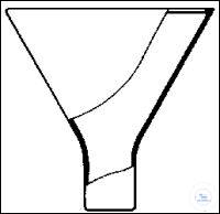 Powder funnels, made from DURAN tubing