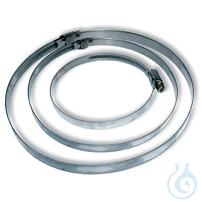 hose clamps steel chro. according to DIN 3017, with clamping range 70 to 90 mm