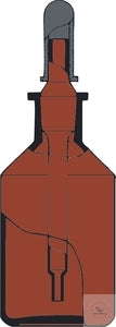 Dropping bottle, 100 ml, with interchang