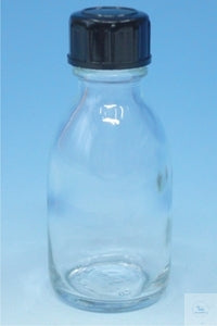 Bottle, narrow neck, 100 ml, DIN screw t