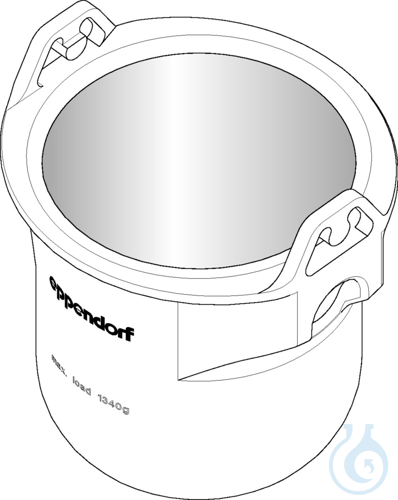Round bucket S-4x1000 2-piece set