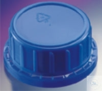 Tamper-proof cap PP blue, for square bot