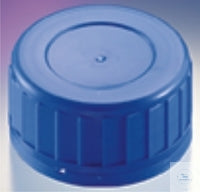 Tamper-proof cap PP blue, for square b
