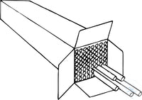 Capillary tubes, made from DURAN tubing,