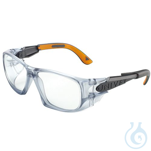 UNIVET safety glasses 5X9 -- highest flexibility due to flip-up system