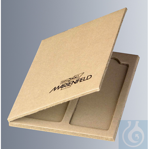 Preparation pasteboards for 2 microslides 76x26 mm