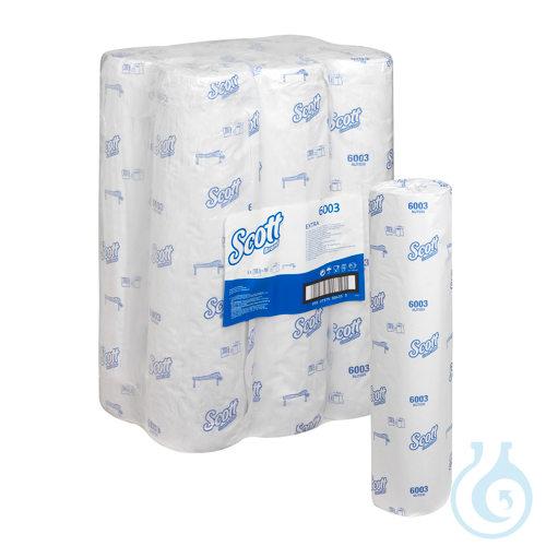Scott® EXTRA Ärzterollen - Weiß Lagen: 2 Größe: 38,00 cm x 51,00 cm Durchmesser