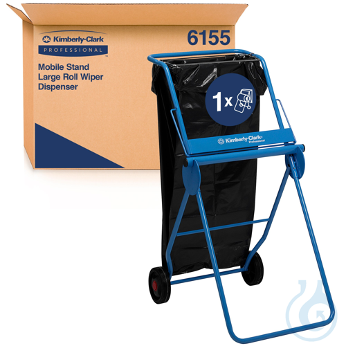 Kimberly-Clark Professional™ Mobiler Ständer für Wischtuchrollen - Großrolle /