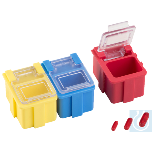 neoLabLine Set von Magnetrührerstäbchen zylindrisch, 3 Größen, ? von 2 bis 3 mm,