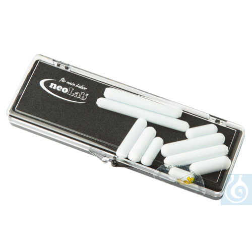 neoLabLine Set von Magnetrührerstäbchen zylindrisch, 7 Größen, ?von 6 bis 7 mm,