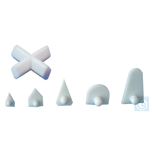 neoChoice Mikro-Magnetrührflügel halbrund 14 mm, für Reagenzgläser