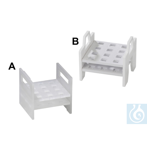 neoChoice Gestell für Küvetten 10 mm, 3 x 4 Plätze, Modell A