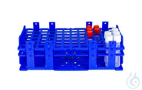 neoLabLine Multifunktionsrack für Röhrchen mit Durchmesser 12-13 mm, 72 Plätze,