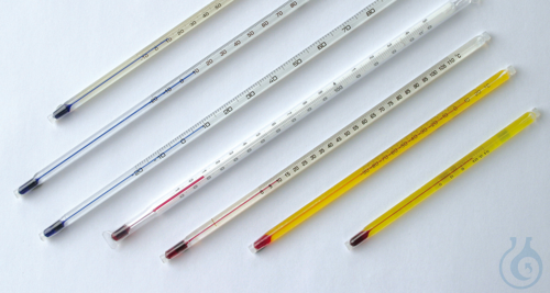 General purpose thermometer, -20+150:1 °C, white round, ID total, TL 305 mm, wit
