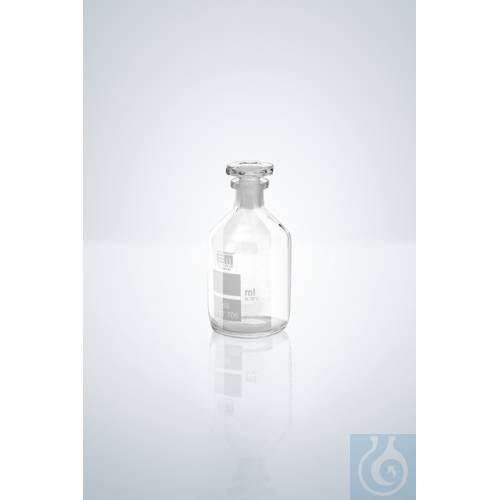 OXYGEN BOTTLES, 200-300 ML, WHITE GRAD, H 135 MM, NS 19/26