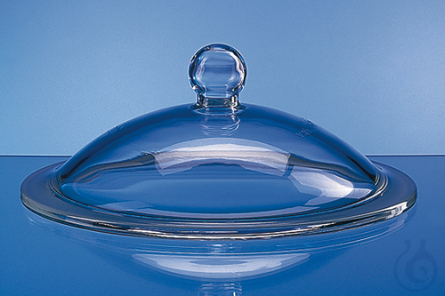 Lid with knob for desiccator, nom.size 200 mm out.dia. 270 mm h.107 mm
