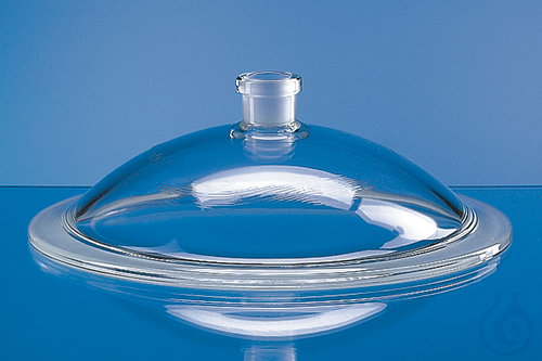 Lid with socket NS 24/29 for desiccator, nom.size 250 mm dia.ex. 320 mm h. 109 m