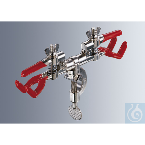 Burette clamps for 2 burettes,