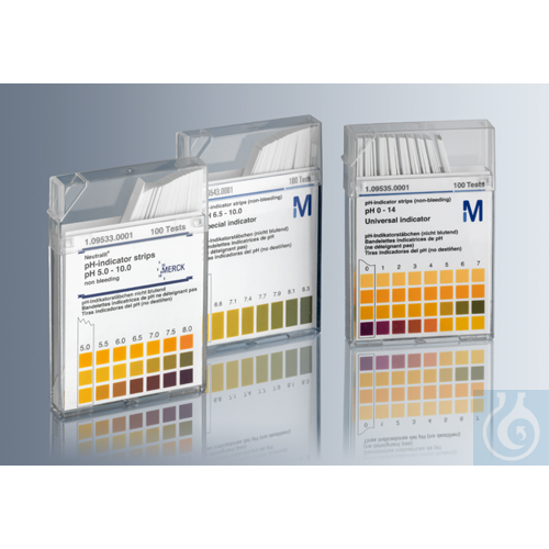 pH universal indicator strips,